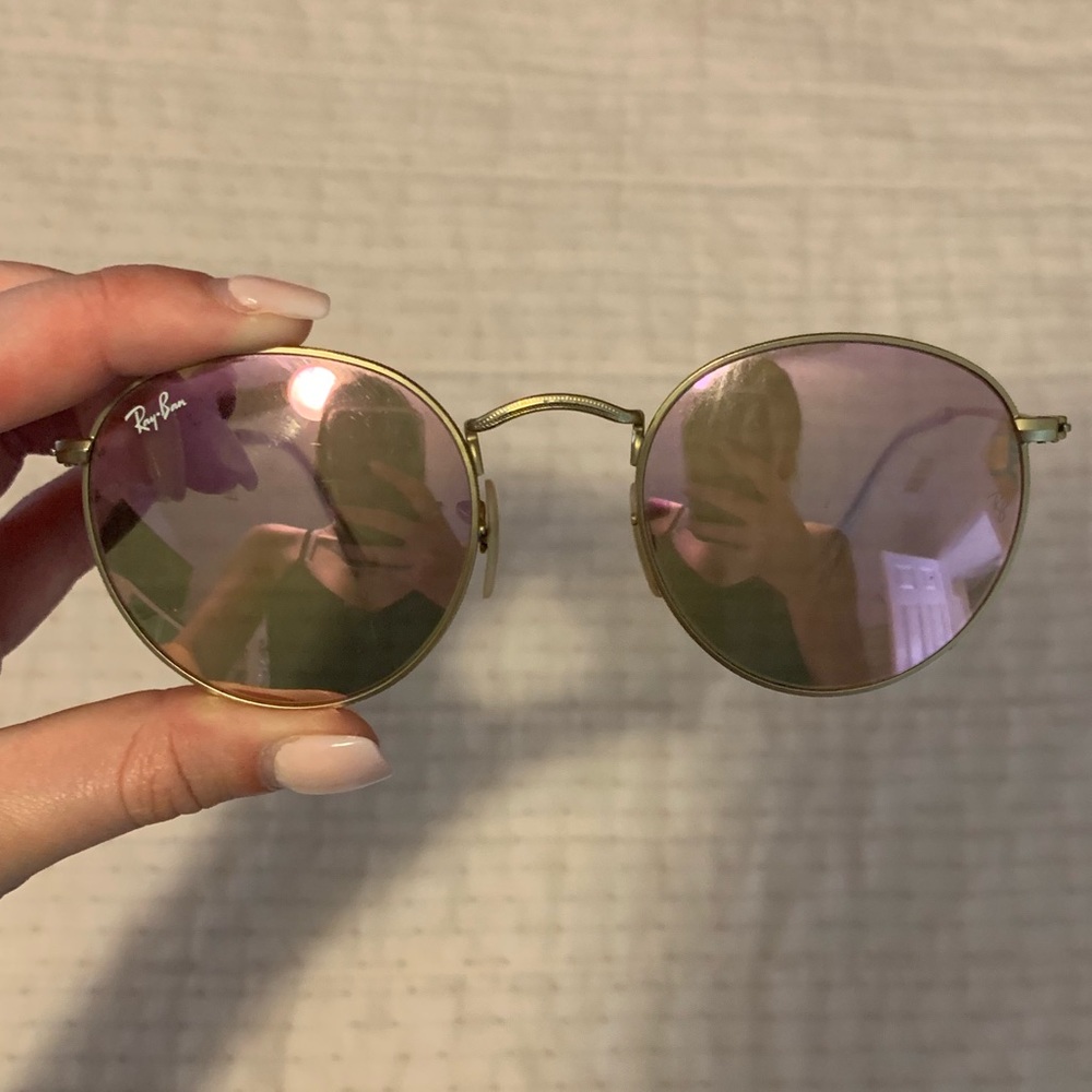 Ray Ban Round flash lenses